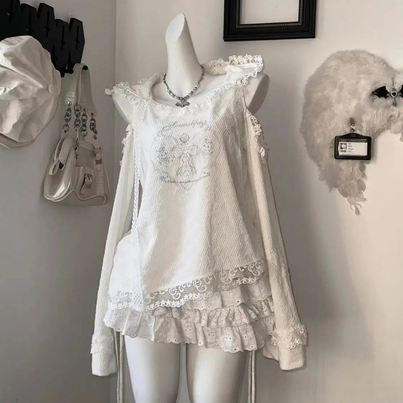 Fly Line - Kawaii Tatlı Lolita Tarzı Etek Seti