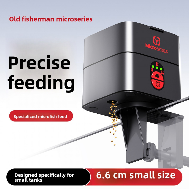 Fishing Line Dispenser - Masaüstü Akvaryumlar için Otomatik Balık Besleyici