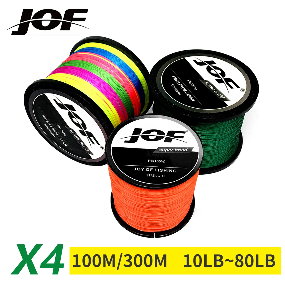 Copolymer Line - JOF x4 örgülü PE olta 300M