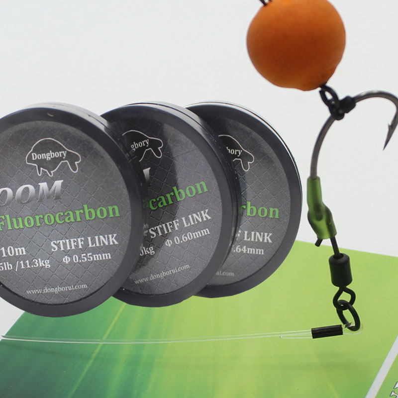 Fluorocarbon Line - Sazan Balıkçılığı Hooklink Boom Florokarbon Sert