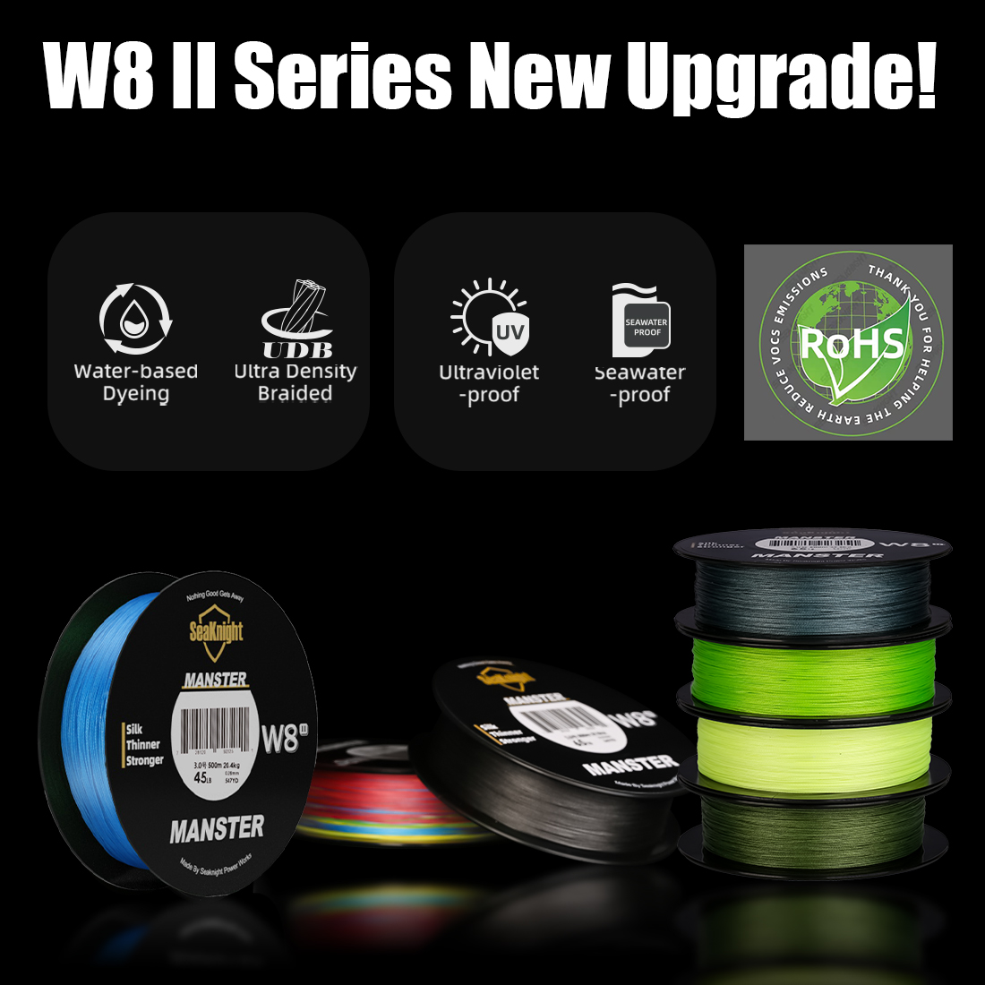 SeaKnight Marka W8 II Serisi O - Copolymer Line incelemesi ve fiyatı