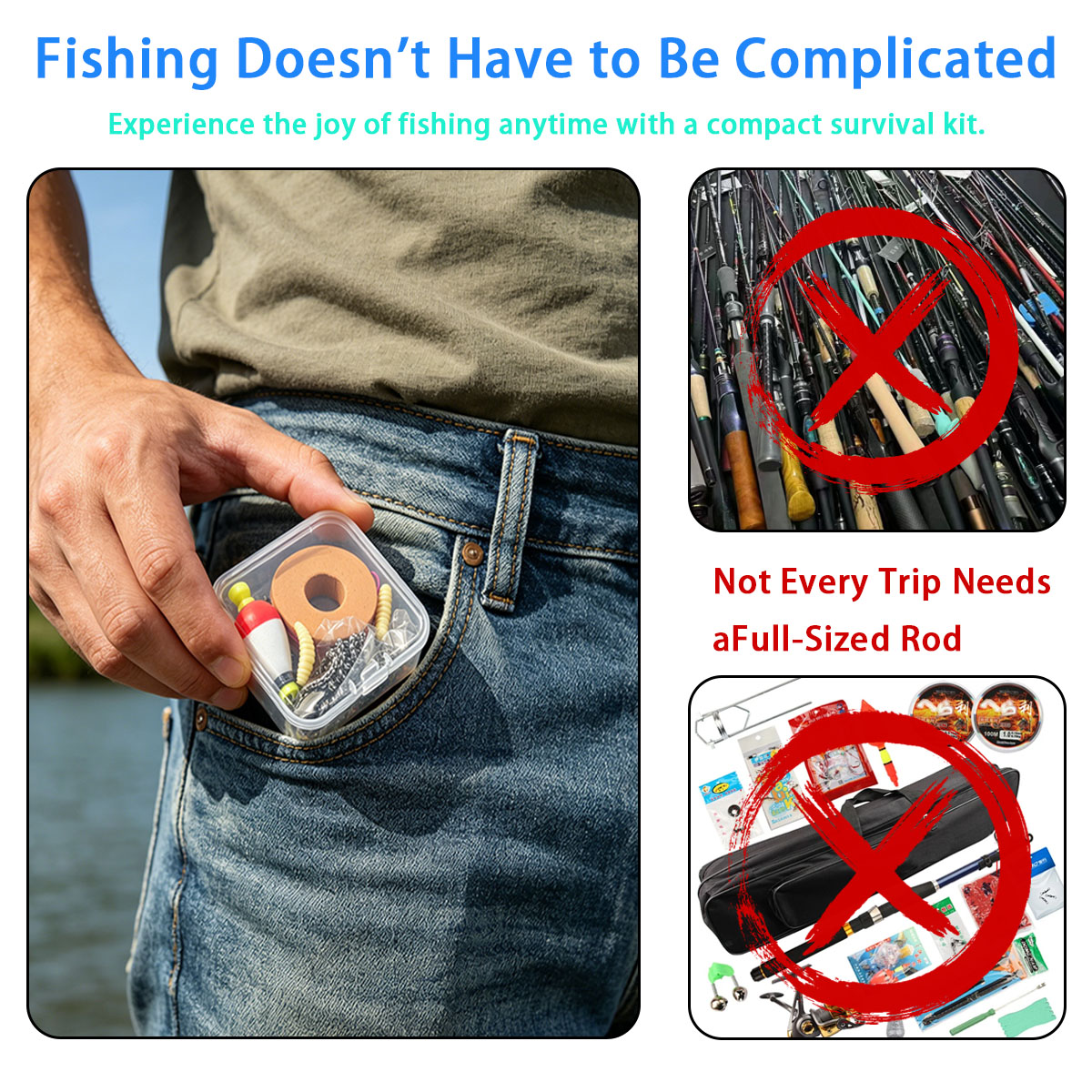 Taşınabilir Acil Durum Balıkçı - Fishing Line Box incelemesi ve fiyatı