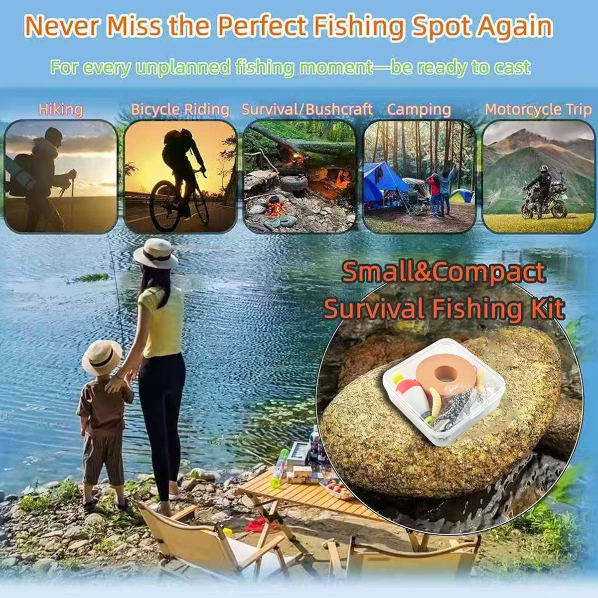 Taşınabilir Acil Durum Balıkçı - Fishing Line Box incelemesi ve fiyatı