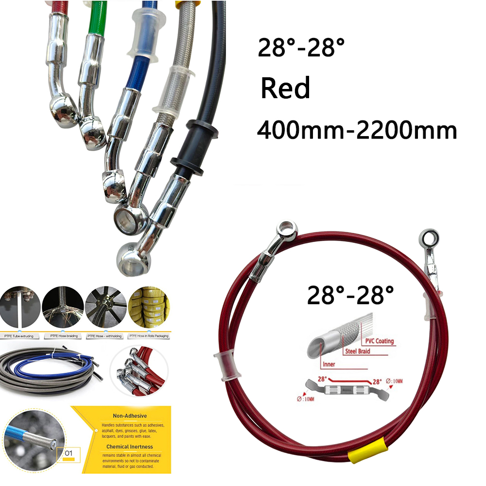 28-28 Kırmızı Evrensel Motosik - Braided Line incelemesi ve fiyatı